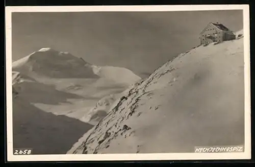 AK Hochjochhospiz, Ansicht im Winter