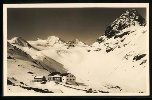 AK Jamtalhütte, Hütte mit Jamspitze