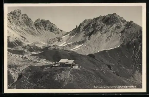 AK Ulmerhütte, Ulmerhütte mit Schindlerspitze