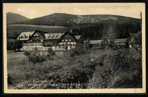AK Teichmannbaude, Blick auf die Baude