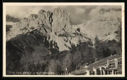 AK Austriahütte, Edelgries von der Austriahütte