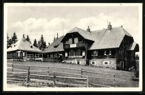 AK Gaberlhaus /Stubalpe, Blick zur Hütte
