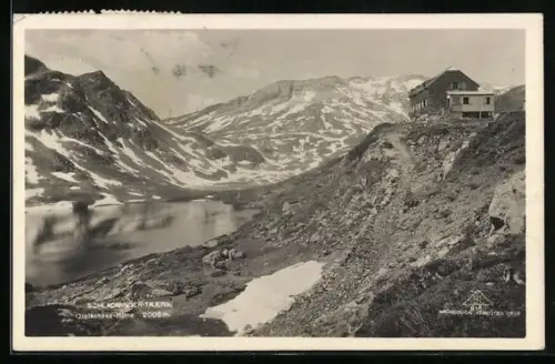 AK Giglachsee-Hütte /Schladminger-Tauern, Berghütte mit Blick zum See