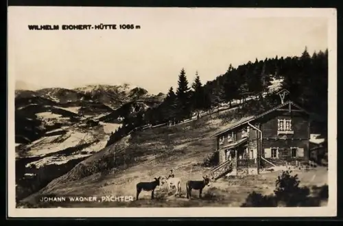 AK Wilhelm Eichert-Hütte von Johann Wagner