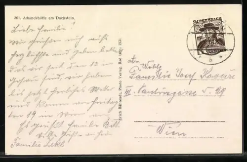 AK Adamekhütte am Dachstein