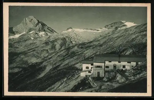 AK Knorrhütte, Amsicht gegen Plattspitze u. Schneefernerkopf