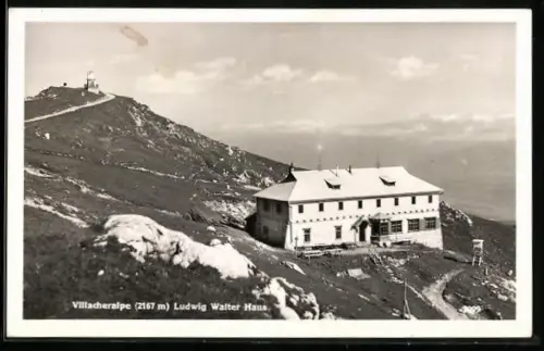AK Ludwig Walter Haus auf der Villacheralpe