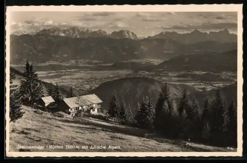 AK Steinwender-Hütten und Julische Alpen
