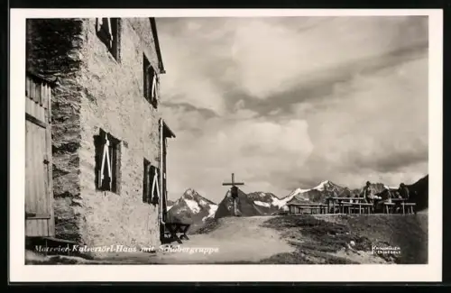 AK Matreier-Kalsertörl-Haus mit Schobergruppe