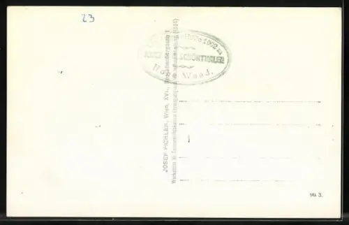 AK Waldeggerhütte von Josef Schonthaler auf der Hohen Wand