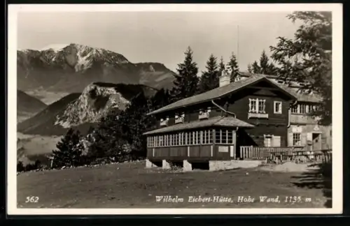 AK Wilhelm-Eichert-Hütte auf der Hohen Wand