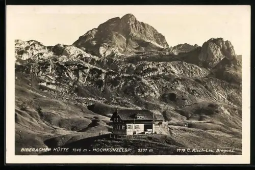 AK Biberacher Hütte auf der Hochkünzelspitze