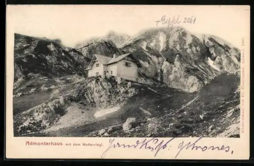 AK Admonterhaus mit dem Natterriegl