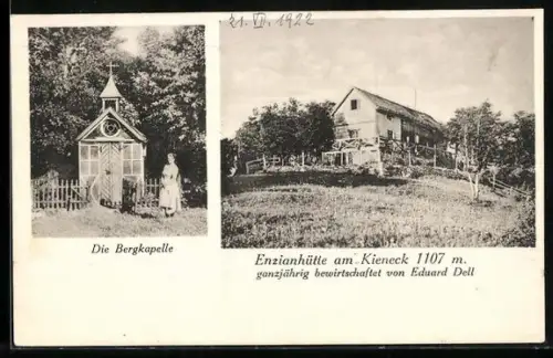 AK Enzianhütte am Kieneck, Die Bergkapelle