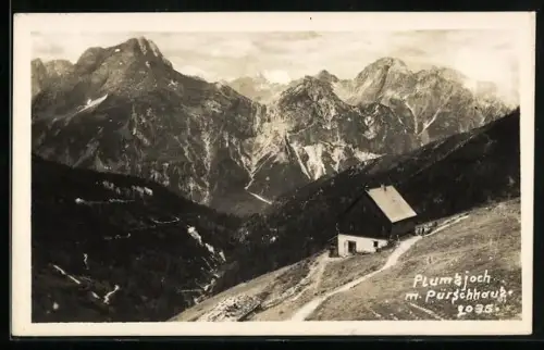 AK Pürschhaus am Plumsjoch