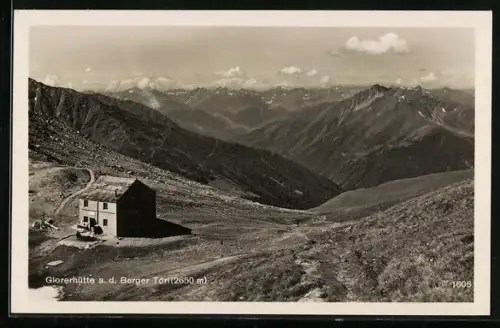 AK Glorerhütte, Sicht a. d. Berger Törl