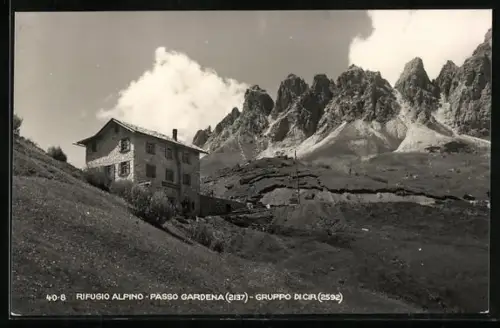 AK Rifugio Alpino, Passo Gardena, Gruppo di Cir