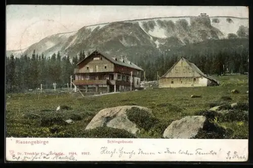 AK Schlingelbaude im Riesengebirge