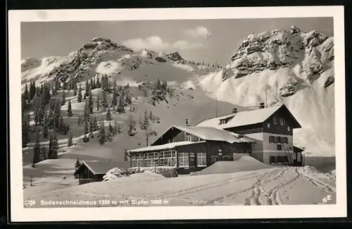 AK Bodenschneidhaus, Ansicht mit Gipfel