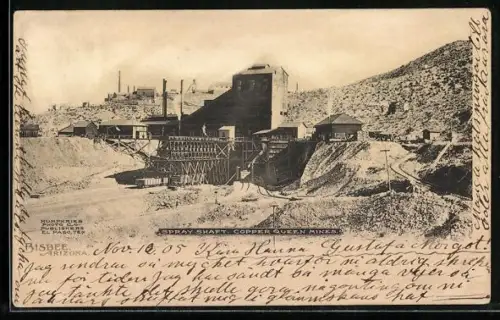 AK Bisbee, AZ, Copper Queen Mines, Spray Shaft