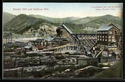 AK Kellogg, ID, Bunker Hill and Sullivan Mill