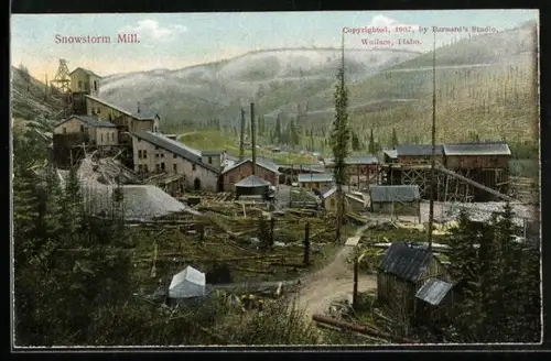 AK Mullan, ID, Snowstorm Mill