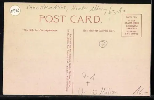 AK Mullan, ID, Snowstorm Mill