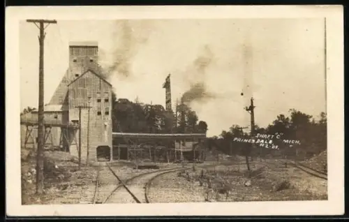 AK Painesdale, MI, Shaft C of the Painesdale Copper Mine