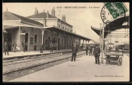 AK Montbéliard, La Gare