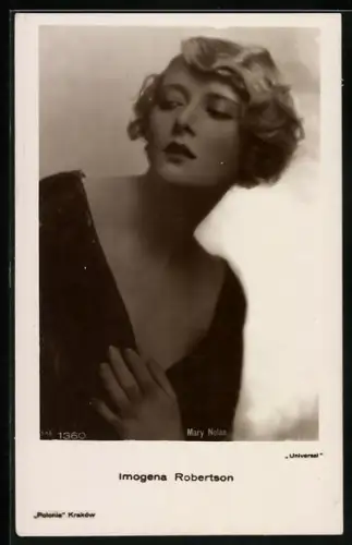 AK Schauspielerin Imogena Robertson, auch bekannt als Mary Nolan