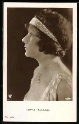 AK Schauspielerin Norma Talmadge, Portrait