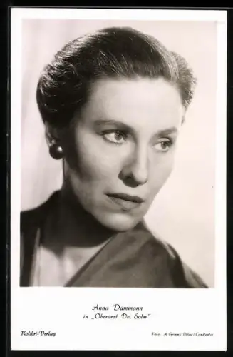 AK Schauspielerin Anna Dammann in dem Film Oberarzt Dr. Solm