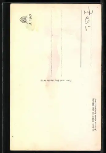AK Schauspielerin Winnie Markus in dem Film Roman eines Frauenarztes