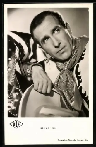 AK Portrait des Schauspielers Bruce Low als Cowboy