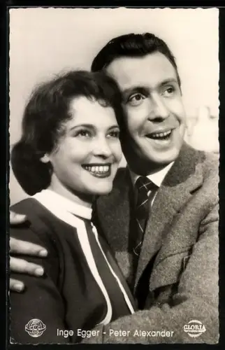 AK Musiker Peter Alexander und Inge Egger