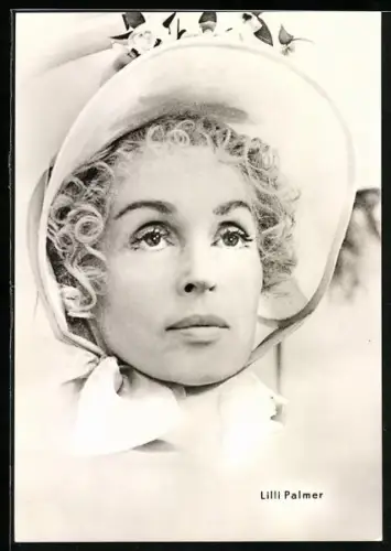AK Schauspielerin Lilli Palmer in Lotte in Weimar