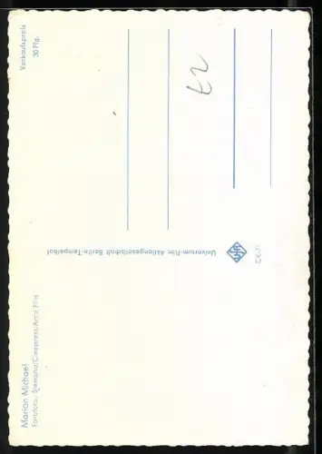 AK Schauspielerin Marion Michael im leichten Sommerkleid
