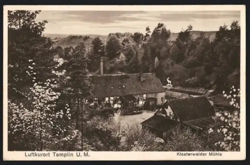 AK Templin / Uckermark, Klosterwalder Mühle