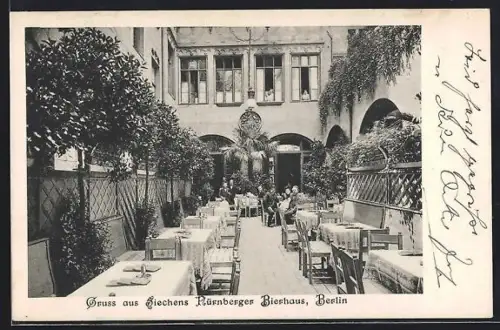 AK Berlin, Siechens Nürnberger Bierhaus, Behrenstr. 23-24