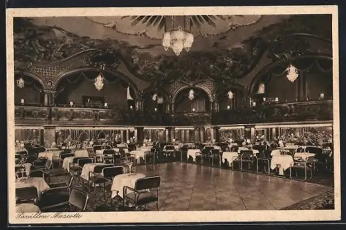 AK Berlin, Cafe de Danse, Pavillon Mascotte, Behrenstrasse 53-54