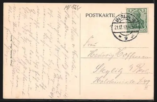 AK Berlin, Deutsche Bank, Behrenstrasse Ecke Kanonierstrasse