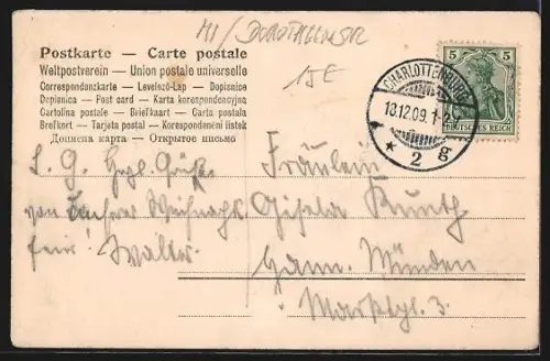 AK Berlin, Kriegsakademie in der Dorotheenstrasse