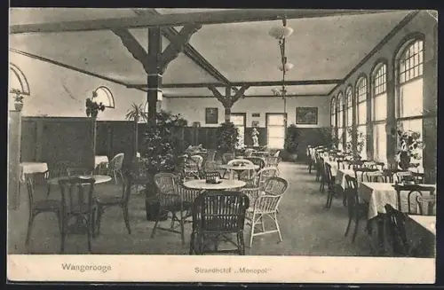 AK Wangerooge, Strandhotel Monopol, Speisesaal