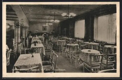 AK Pössneck, Kaffee Dittmann, Konzertraum