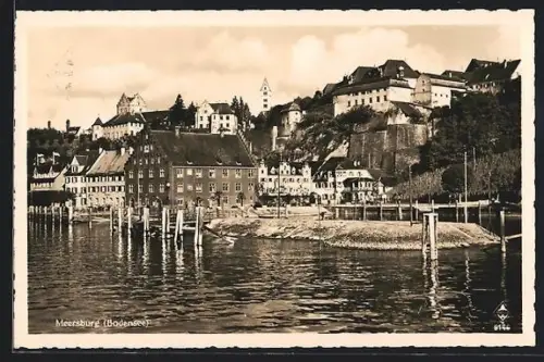 AK Meersburg /Bodensee, Altstadt, Hafen