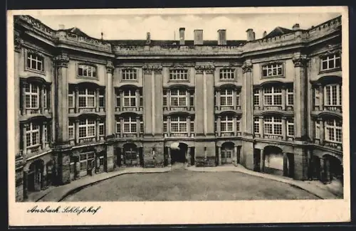 AK Ansbach / Bayern, Schlosshof