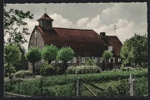 AK Dahme / Ostseebad, Katholische Kapelle St. Stephanus, Leuchtturm Christi an der Ostsee