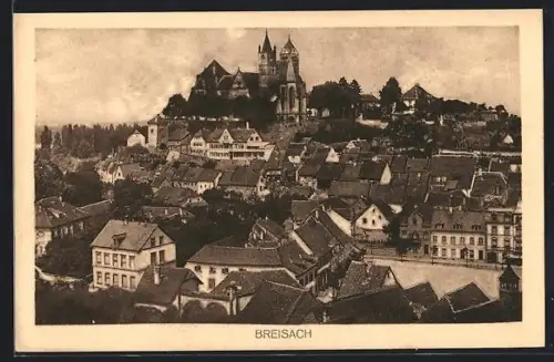 AK Breisach, Stadtansicht mit Münster