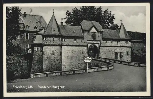 AK Friedberg i. H., Vorderes Burgtor