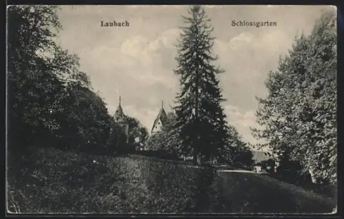 AK Laubach / Oberhessen, Schlossgarten